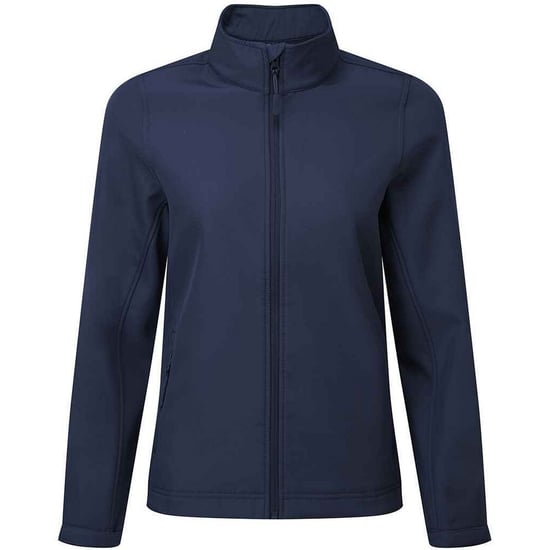 Premier Womens/Ladies Windchecker Soft Shell Jacket (Navy) - Image 1