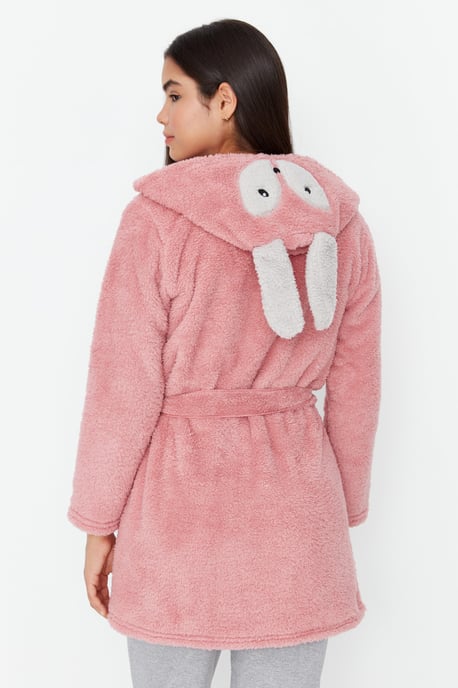 Trendyol Women's V Neck Short Dressing Gowns - Image 5