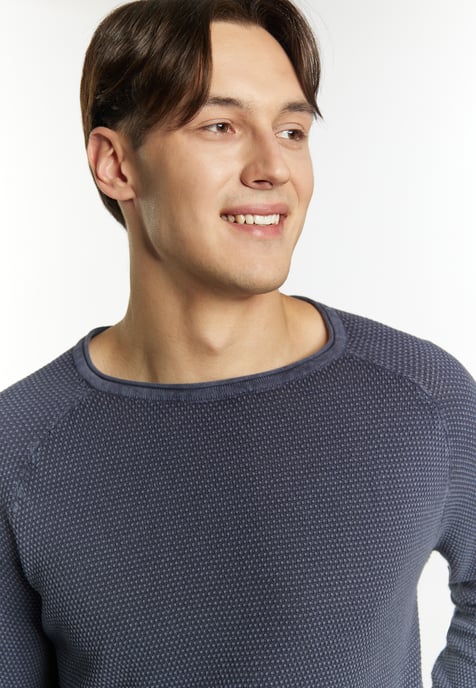 Mo Knitted pullover Men marine - Image 5