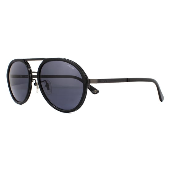 Gafas de sol para hombre Police Aviator en gris mate con acabado de metal gunmetal. - Image 2