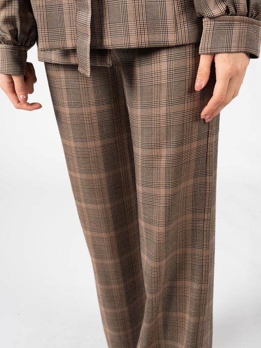 Pinko Pantalones Barile de mujer marrón - Image 5