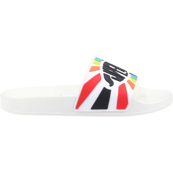 Superga Women's Slide Multicolour Logo Sandals White 34786 - Image 4