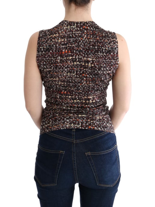 Camiseta de Lana de Punto Multicolor para Mujer de Dolce & Gabbana - Image 3