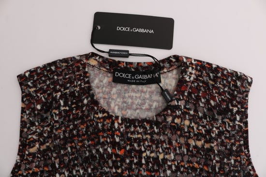 Camiseta de Lana de Punto Multicolor para Mujer de Dolce & Gabbana - Image 5