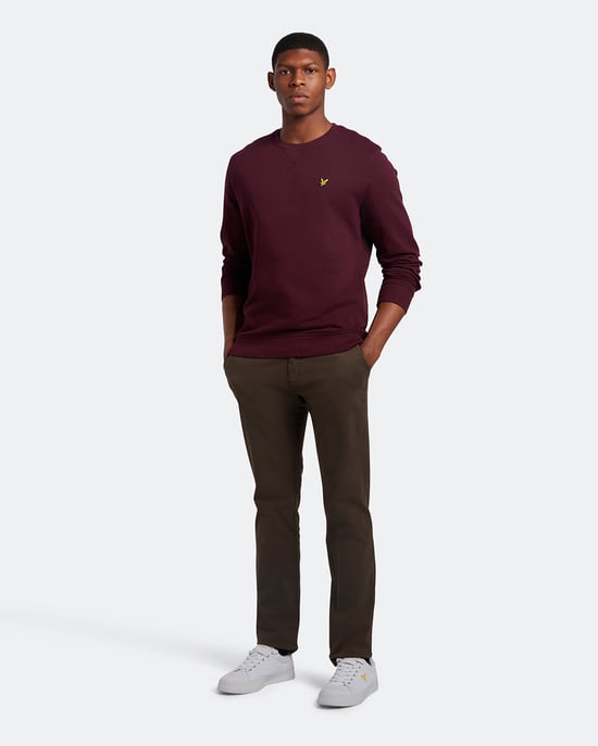 Jersey tipo jersey en color burdeos con la marca Lyle & Scott - Image 2