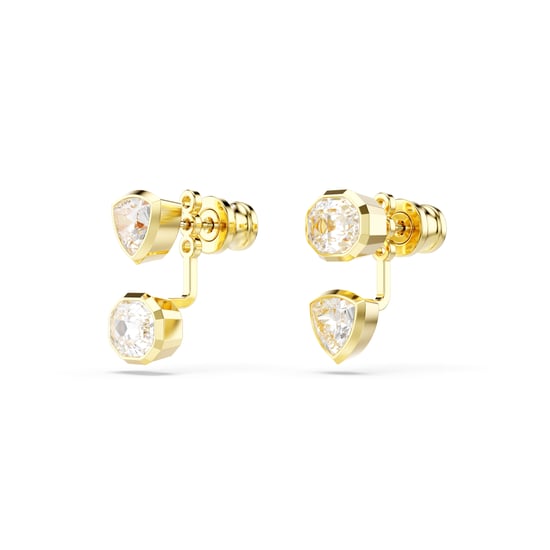 Swarovski 'Imber Organic' Women's Gold Plated Metal Stud Earrings - Gold 5705461 - Image 3