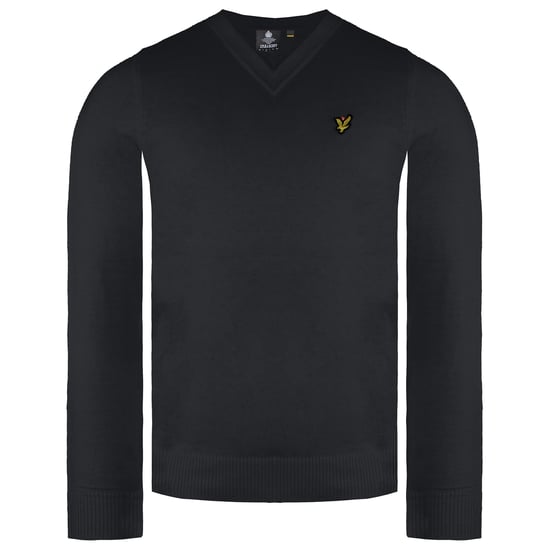 Lyle & Scott Merino Golf Mens Black Sweater