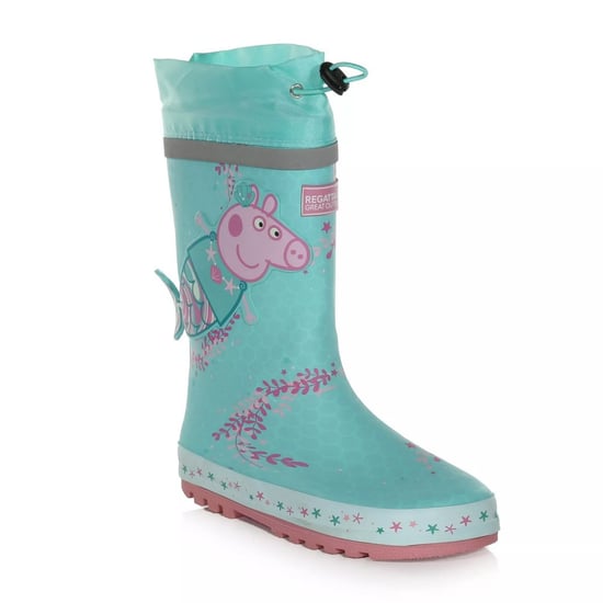 Regatta Childrens/Kids Puddle Peppa Pig Wellington Boots (Aruba Blue) - Image 1