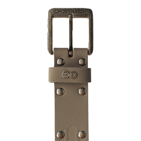Crosshatch Mens Vescio Belt (Grey) - Image 2