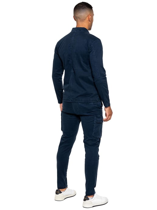 Chándal Enzo Cargo Hombre - Azul Marino - Image 3