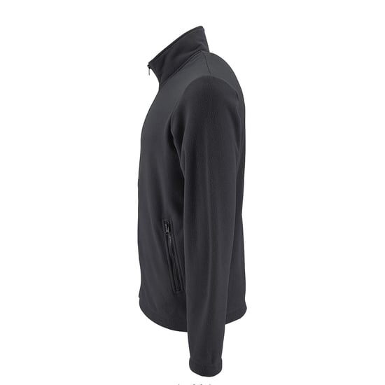 SOLS Mens Norman Fleece Jacket (Charcoal) - Image 3
