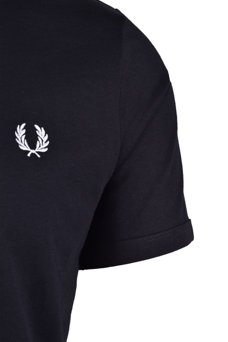 Camiseta Ringer para Hombre Fred Perry en Marino - Image 4