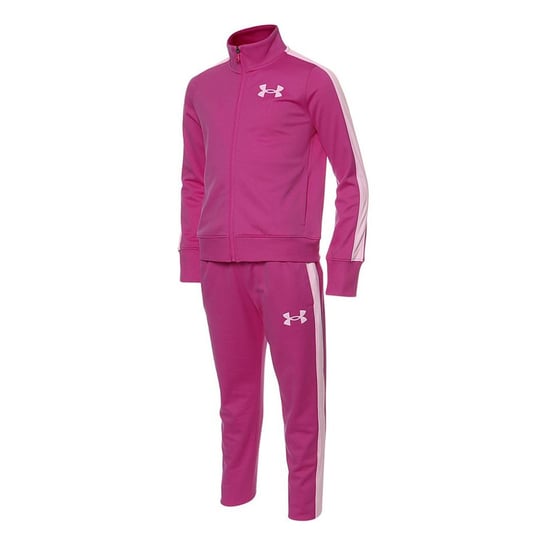 Under Armoour Logo Kids Pink Tracksuit