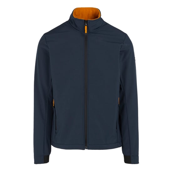Regatta Mens Dendrick Soft Shell Jacket (Navy/Fox) - Image 1