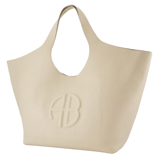 Lili Shopper Bag - ANINE BING - Leather - Beige