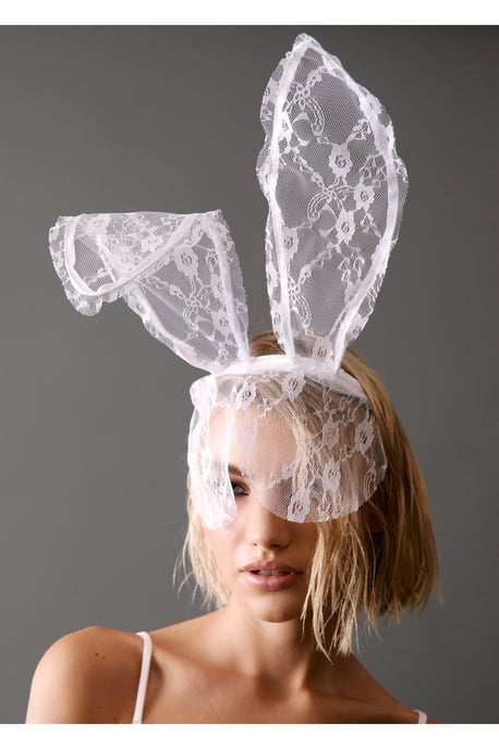 Lace Veil Bunny Ears