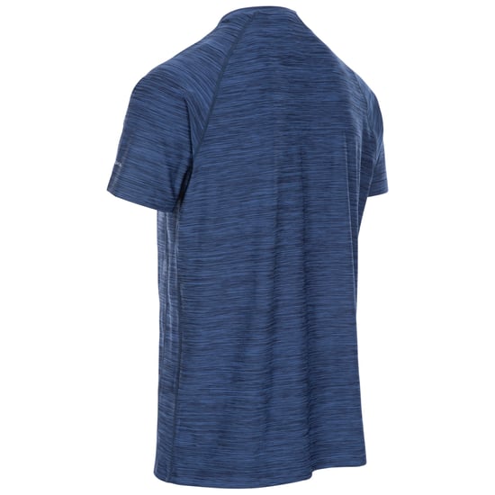 Trespass Mens Gaffney Active T-Shirt (Navy Marl) - Image 2
