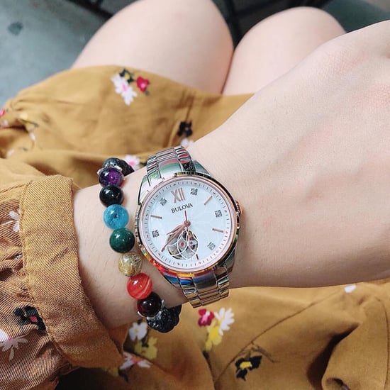 Bulova New Automatic Women's Multicolour Watch 98P170 - Image 4