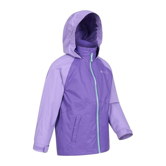 Mountain Warehouse Childrens/Kids Torrent II Waterproof Jacket (Lilac) - Image 4