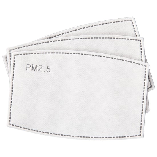 Trespass PM2.5 Face Mask Filters (Pack of 3) (White) - Image 1