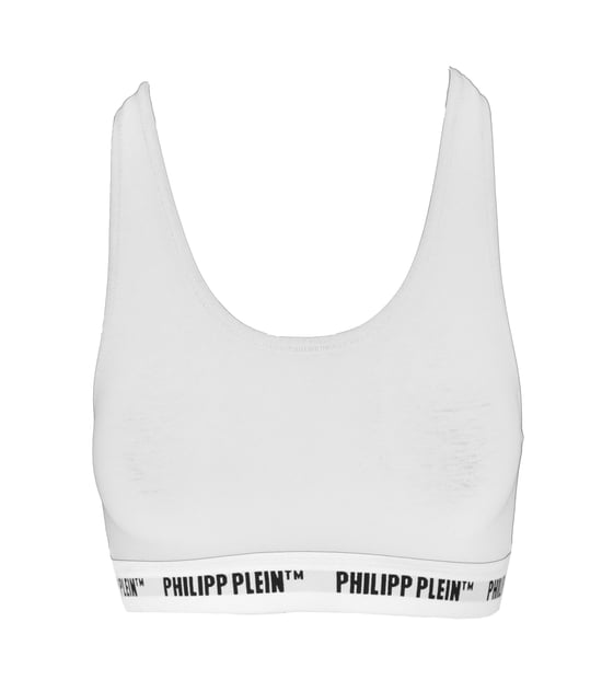 Philipp Plein White Underwear Sports Bra Two Pack