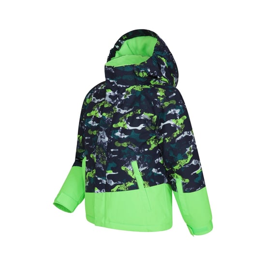 Mountain Warehouse Childrens/Kids Mogal Camouflage Ski Jacket (Green) - Image 6