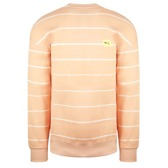 Puma x Michael Lau Long Sleeve Crew Neck Peach Mens Graphic Sweatshirt 530359 26