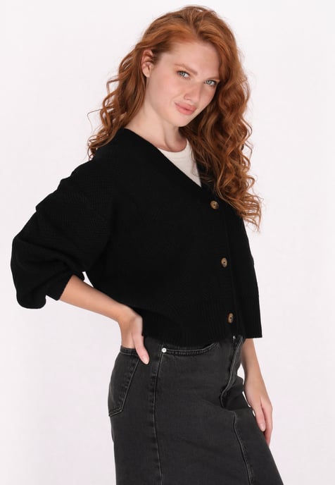Dreimaster Cardigan women black - Image 3