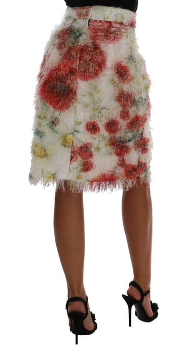 Falda recta de lápiz con estampado floral de Dolce & Gabbana - Image 3