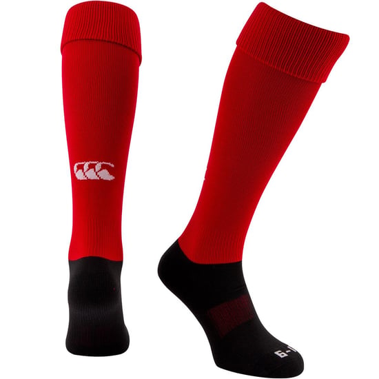 Canterbury Mens Playing Rugby Sport Socks (Red)