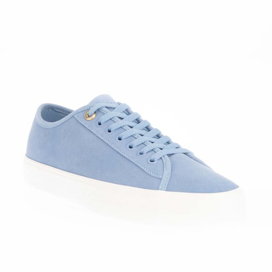 Women's Boss AidenLM Tennis Trainers in Light Blue - Image 2