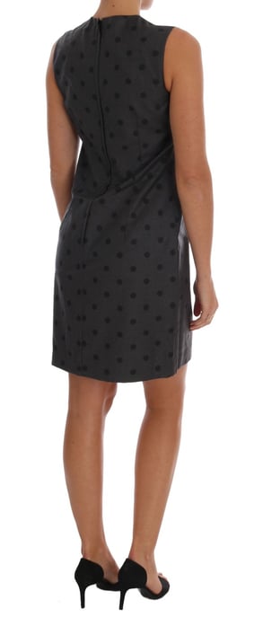 Vestido de lana gris con lunares de Dolce & Gabbana - Image 3