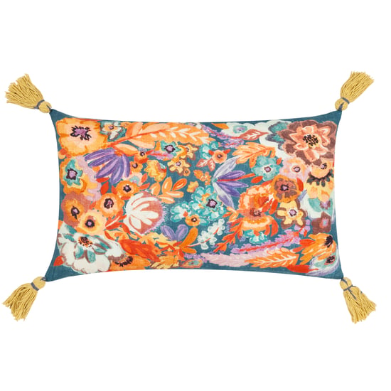 Funda de Almohada con Flecos Florales Wylder Traloa - Image 1