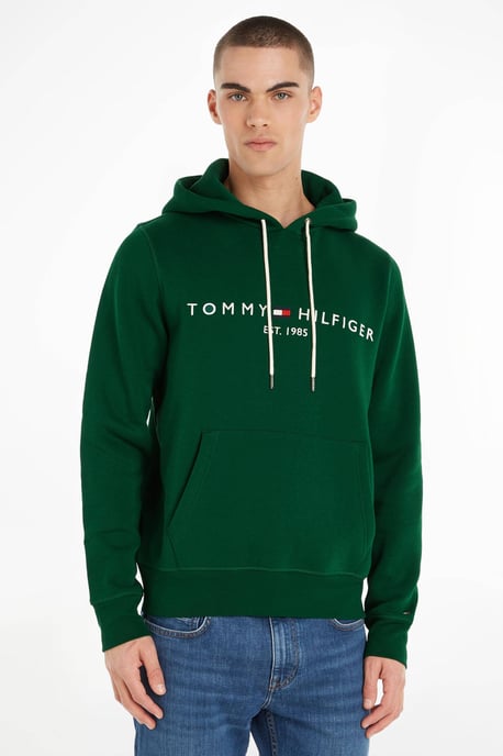 Tommy Hilfiger sudadera con capucha de algodón orgánico prep verde - Image 3