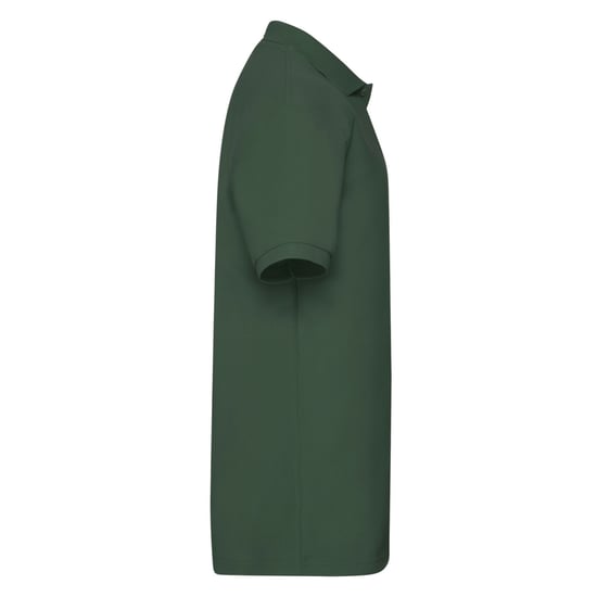 Fruit of the Loom Mens 65/35 Heavyweight Polo Shirt (Bottle Green) - Image 3