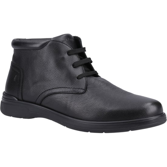 Hush Puppies Malcolm Leather Men's Black Boots - Image 1