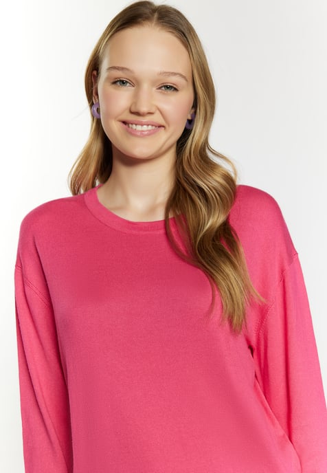 Mymo Knitted pullover women pink - Image 5
