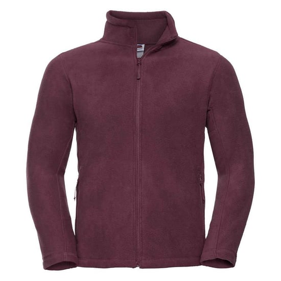 Russell Mens Outdoor Fleece Jacket (Burgundy) - Image 1
