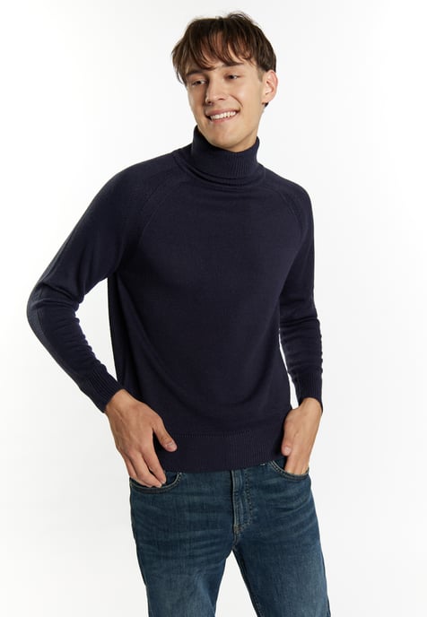 Mo Turtleneck pullover Men marine - Image 3