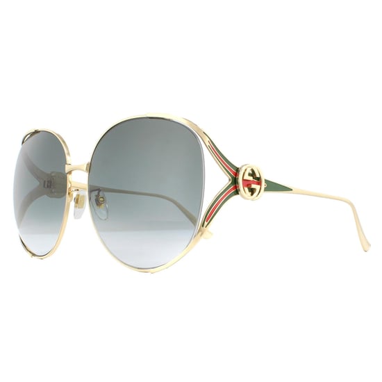 Gafas de sol Gucci GG0225S 001 Oro Gris Gradiente - Image 2