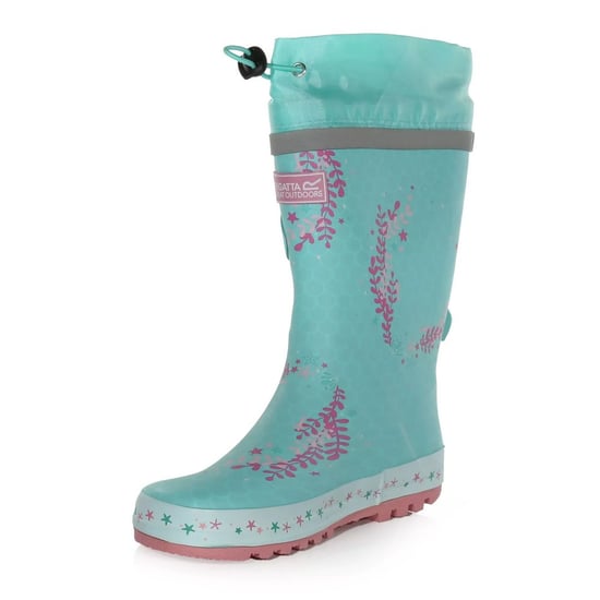 Regatta Childrens/Kids Puddle Peppa Pig Wellington Boots (Aruba Blue) - Image 3