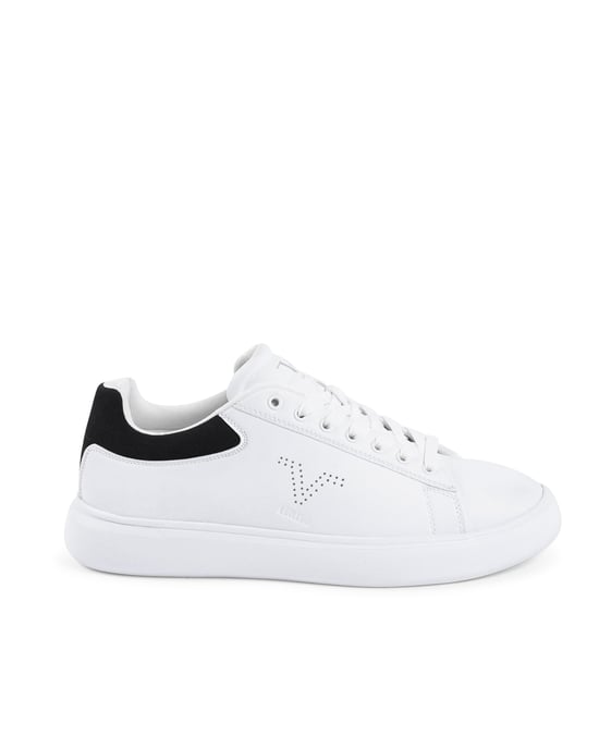 V Italia Mens Sneaker SNK 004 M White Black - Image 1