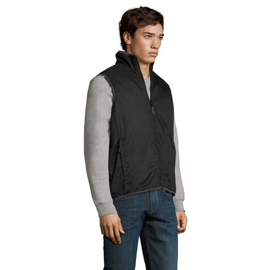 SOLS Unisex Adult Winner Reversible Body Warmer (Black) - Image 3