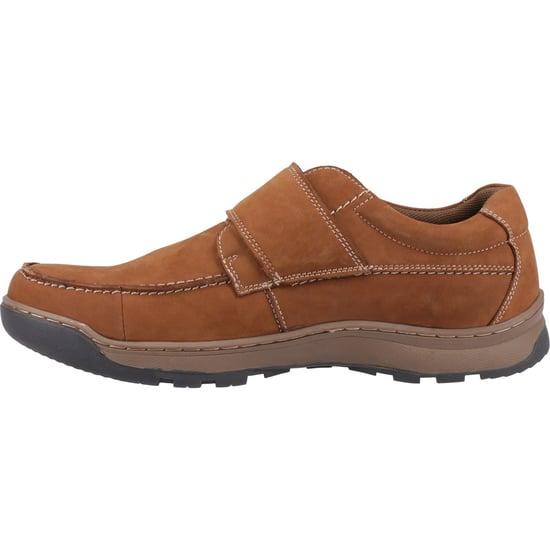 Hush Puppies Casper Leather Men's Tan Nubuck Loafers - Image 4