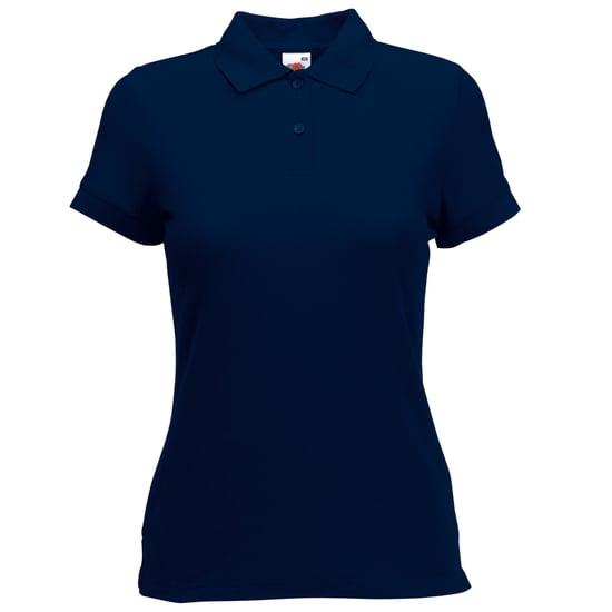 Fruit Of The Loom Womens Lady-Fit 65/35 Short Sleeve Polo Shirt (Deep Navy) - Image 1