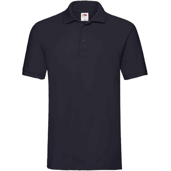 Fruit of the Loom Mens Premium Cotton Pique Polo Shirt (Deep Navy) - Image 1