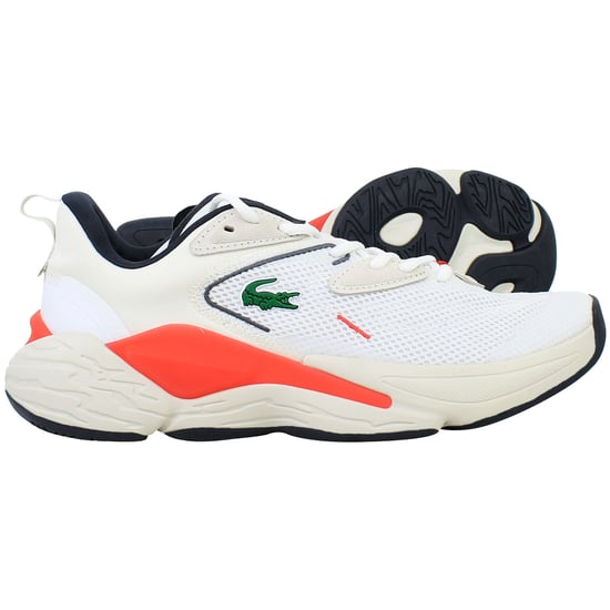 Lacoste Aceshot 0722 1 SMA Mens Off White Trainers - Image 2