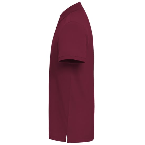 Asquith & Fox Mens Short Sleeve Performance Blend Polo Shirt (Burgundy) - Image 3