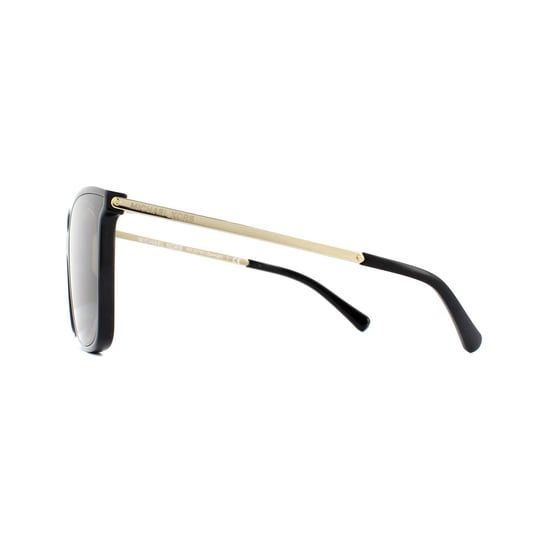Michael Kors Sunglasses Zermatt 2079U 333273 Shiny Black & Metallic Gold Brown