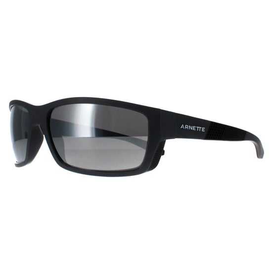 Arnette Rectángulo Hombre Gris Medio Gris Espejo Plata Polarizado AN4336 Frambuesa - Image 1